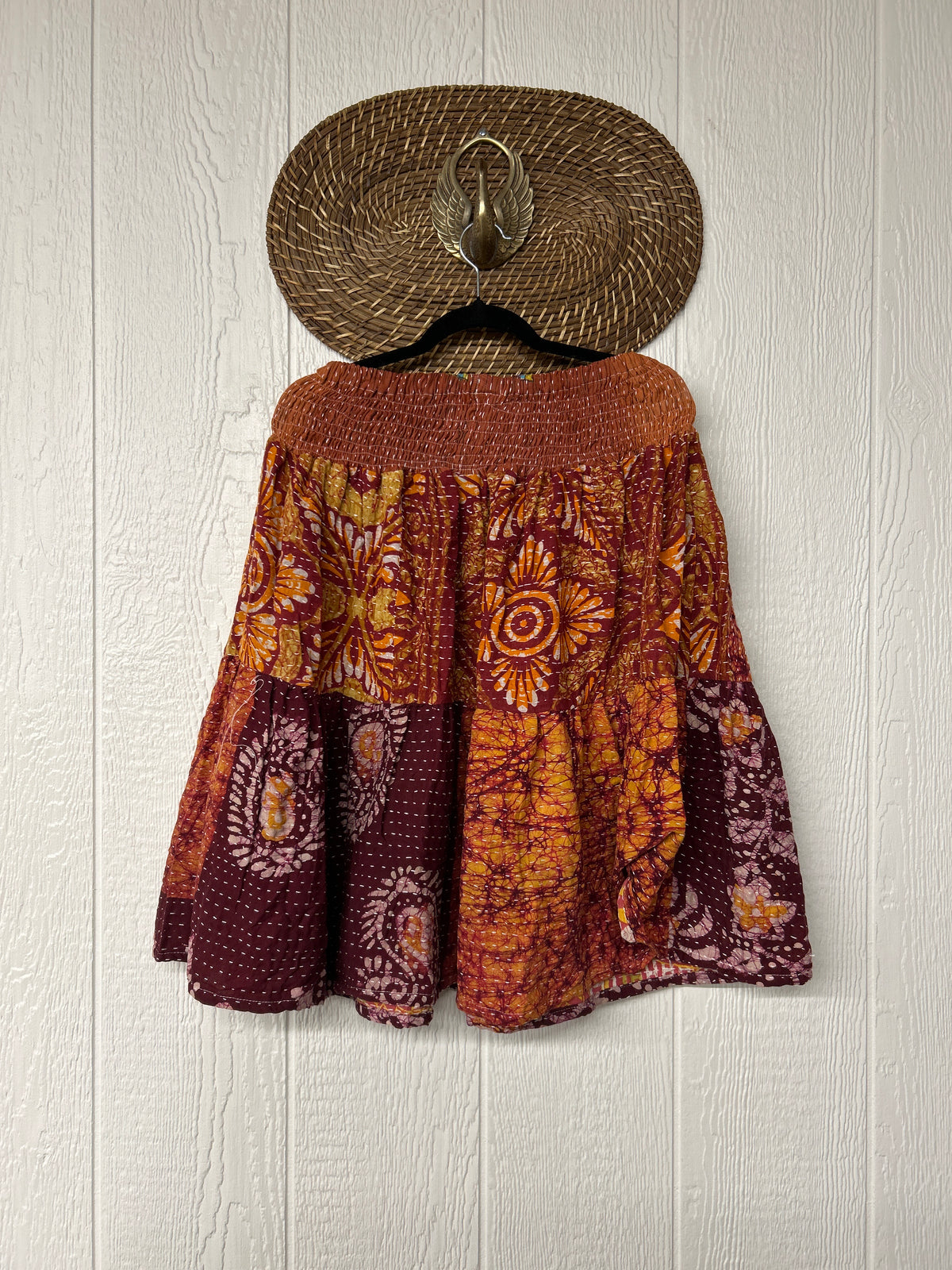 Pareo Kantha Meadow Skirt 0826 242
