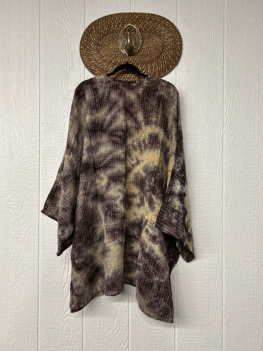Pareo Kantha Gaia Split Tunic 0526 006