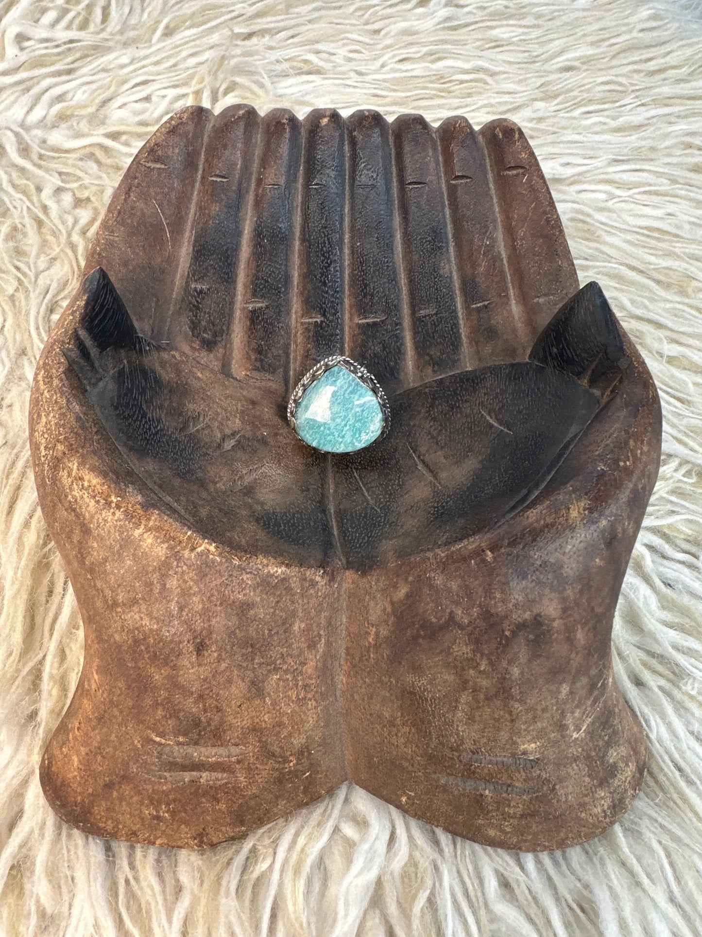 Medium Amazonite Ring 0226 055