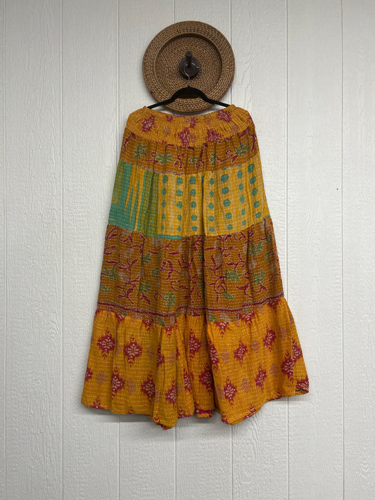 Pareo Kantha Lotus Maxi Skirt 0826 272