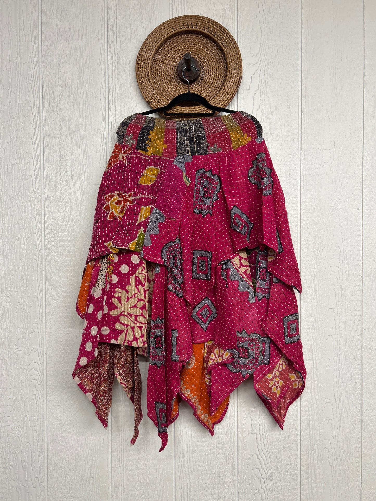Pareo Kantha Pixie Skirt 0426 006