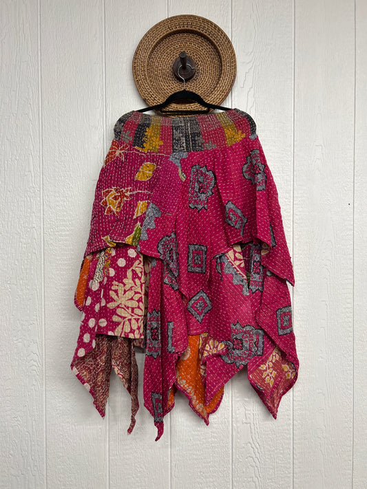 Pareo Kantha Pixie Skirt 0426 006