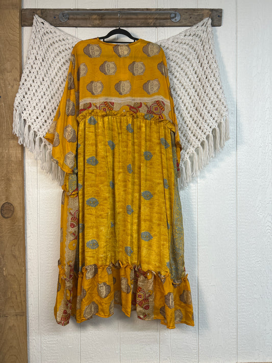 Rasgulla Sari Rhiannon Kimono 0826 135