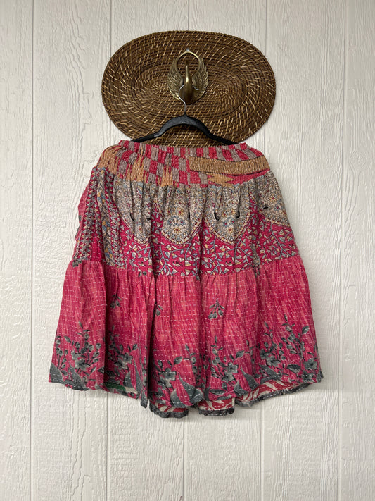 Pareo Kantha Meadow Skirt 0826 006