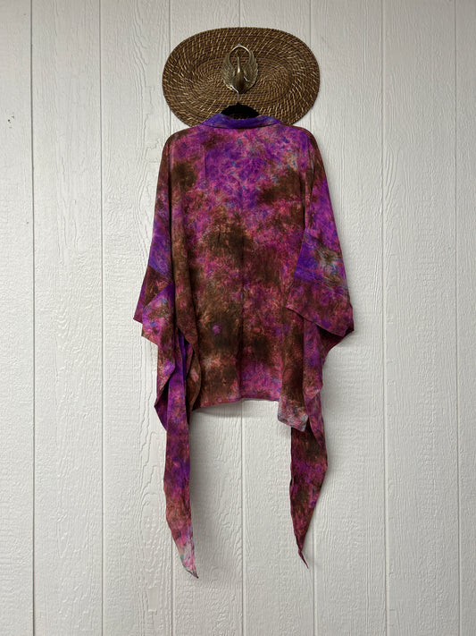 Crepe Sari Summer Nirvana Button Down 0626 048