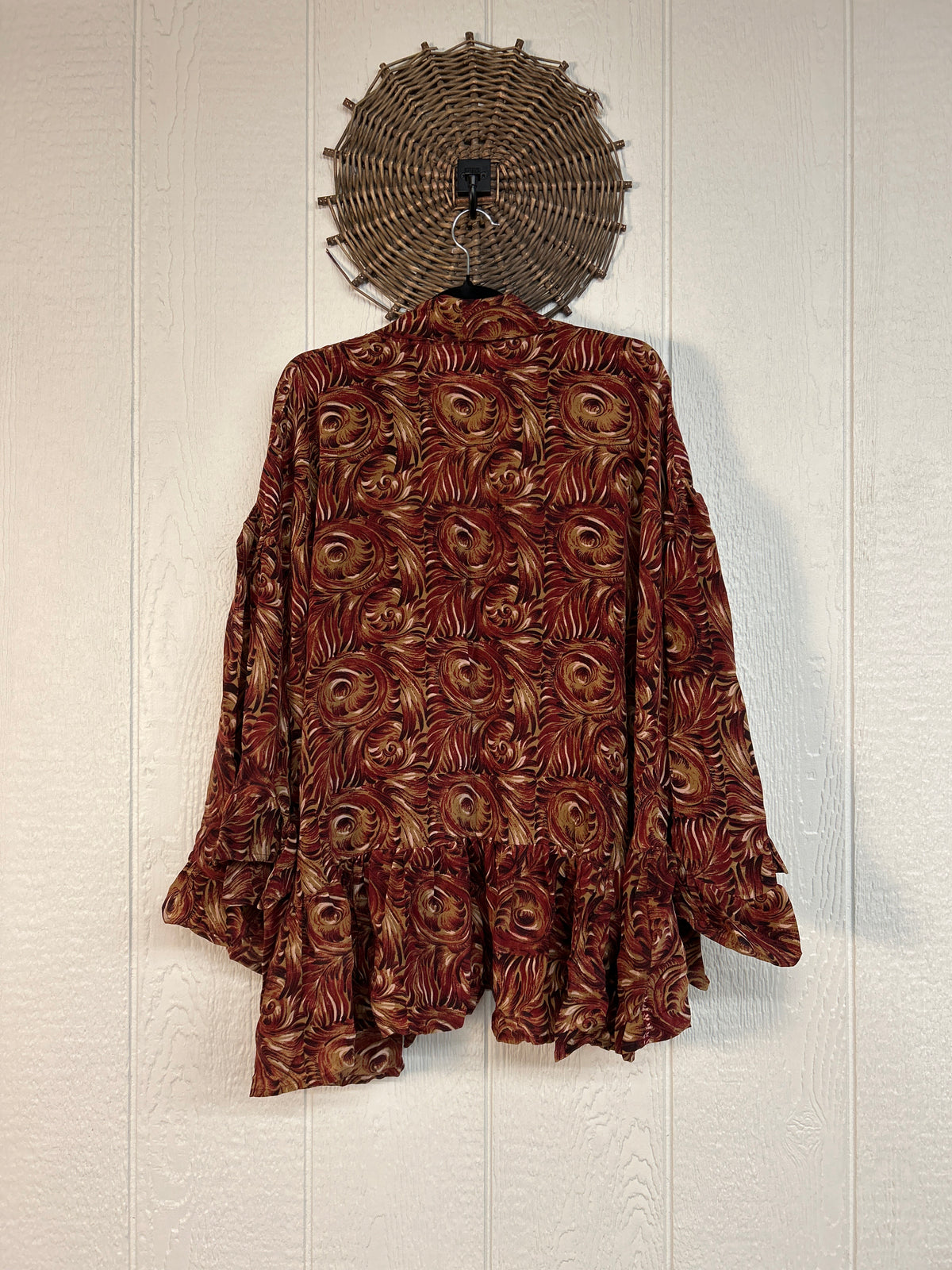 Crepe Sari Wild Rose Top 1026 080