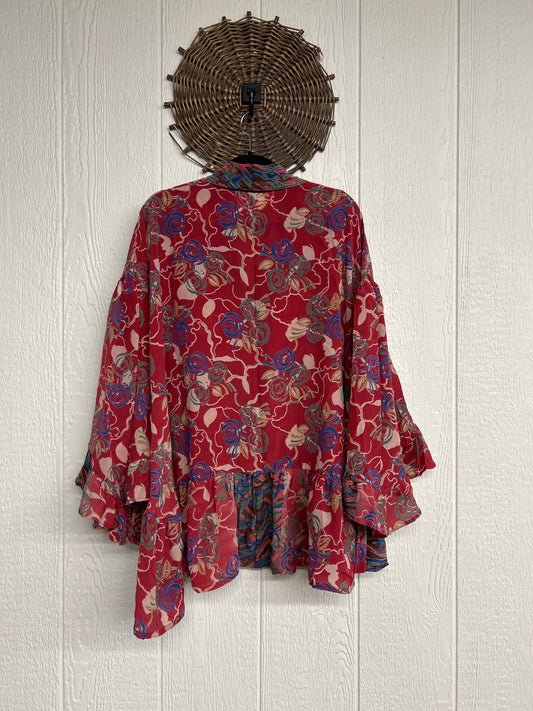 Crepe Sari Wild Rose Top 1026 108