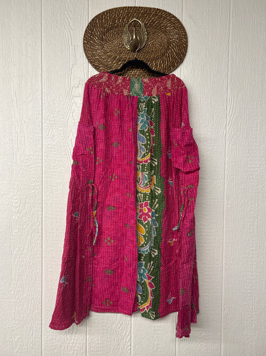 Pareo Kantha Butterfly Cargo Skirt 0426 032