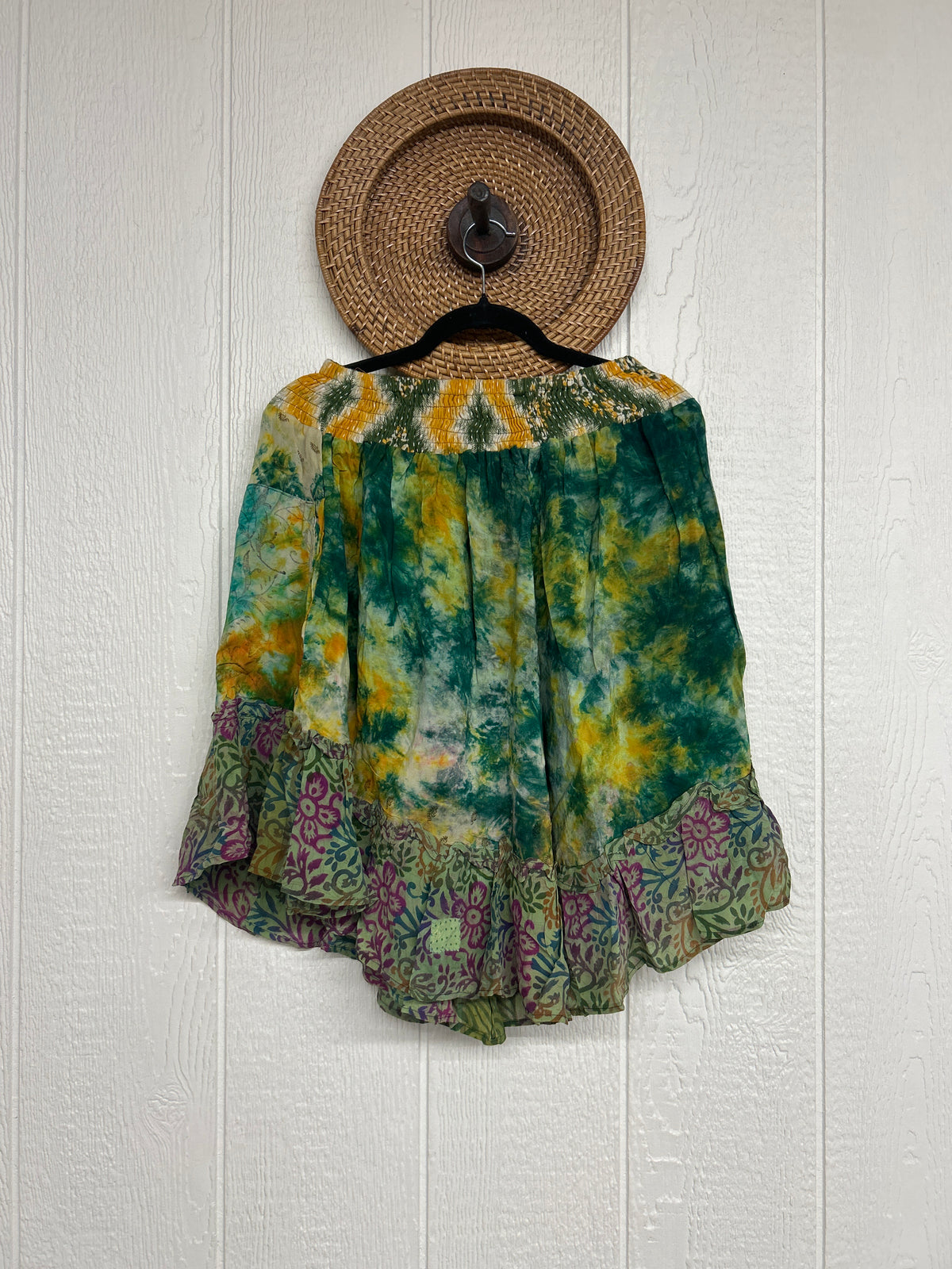 Crepe Sari Lover Cropped Culottes 0726 203