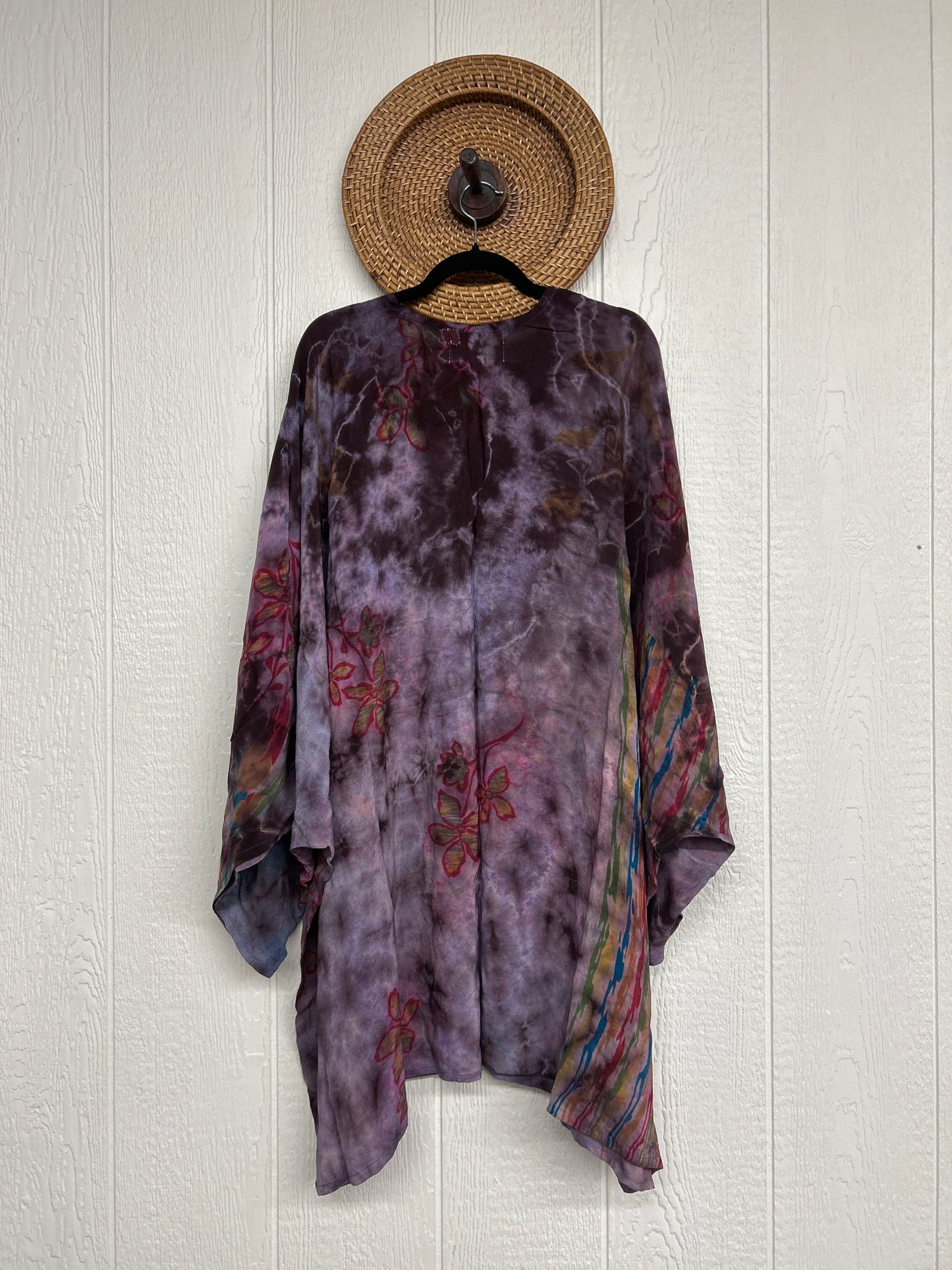 Aura Edit Crepe Sari Gaia Split Tunic 0726 014