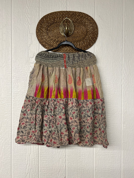 Pareo Kantha Meadow Skirt 0826 012