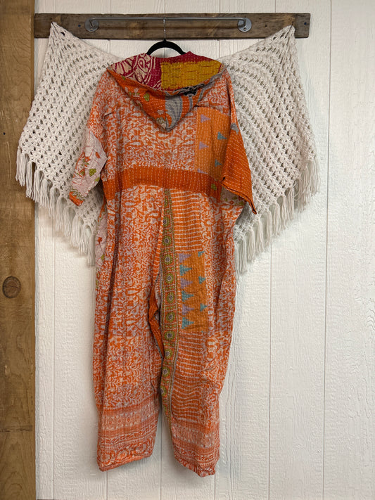 Kantha Zen Hoodie Jumpsuit 0925 170