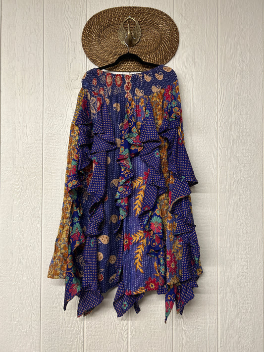 Pareo Kantha Willow Maxi Skirt 0826 140