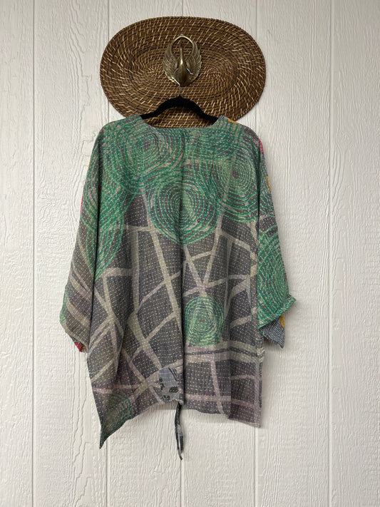Pareo Kantha Hi-Lo Butterfly Top 0626 079