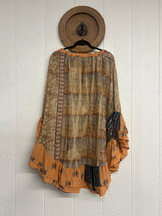 Crepe Wild Rose Skirt 1025 277