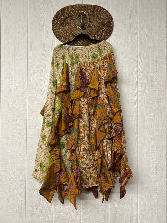 Pareo Kantha Willow Maxi Skirt 0826 186