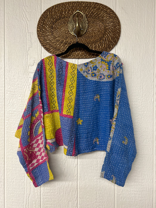 Pareo Kantha In Bloom Cropped Pullover 0326 273