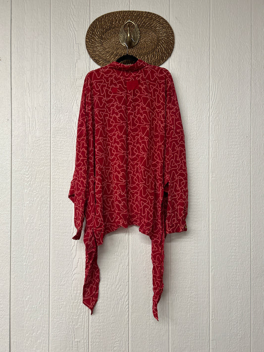 Crepe Sari Nirvana Button Down 1125 070