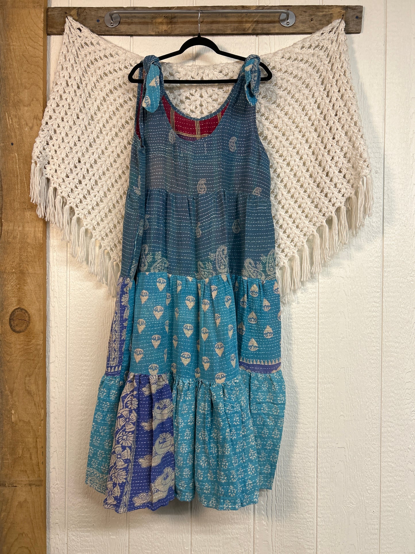 RETAIL Pareo Kantha Celeste Maxi 0326 118