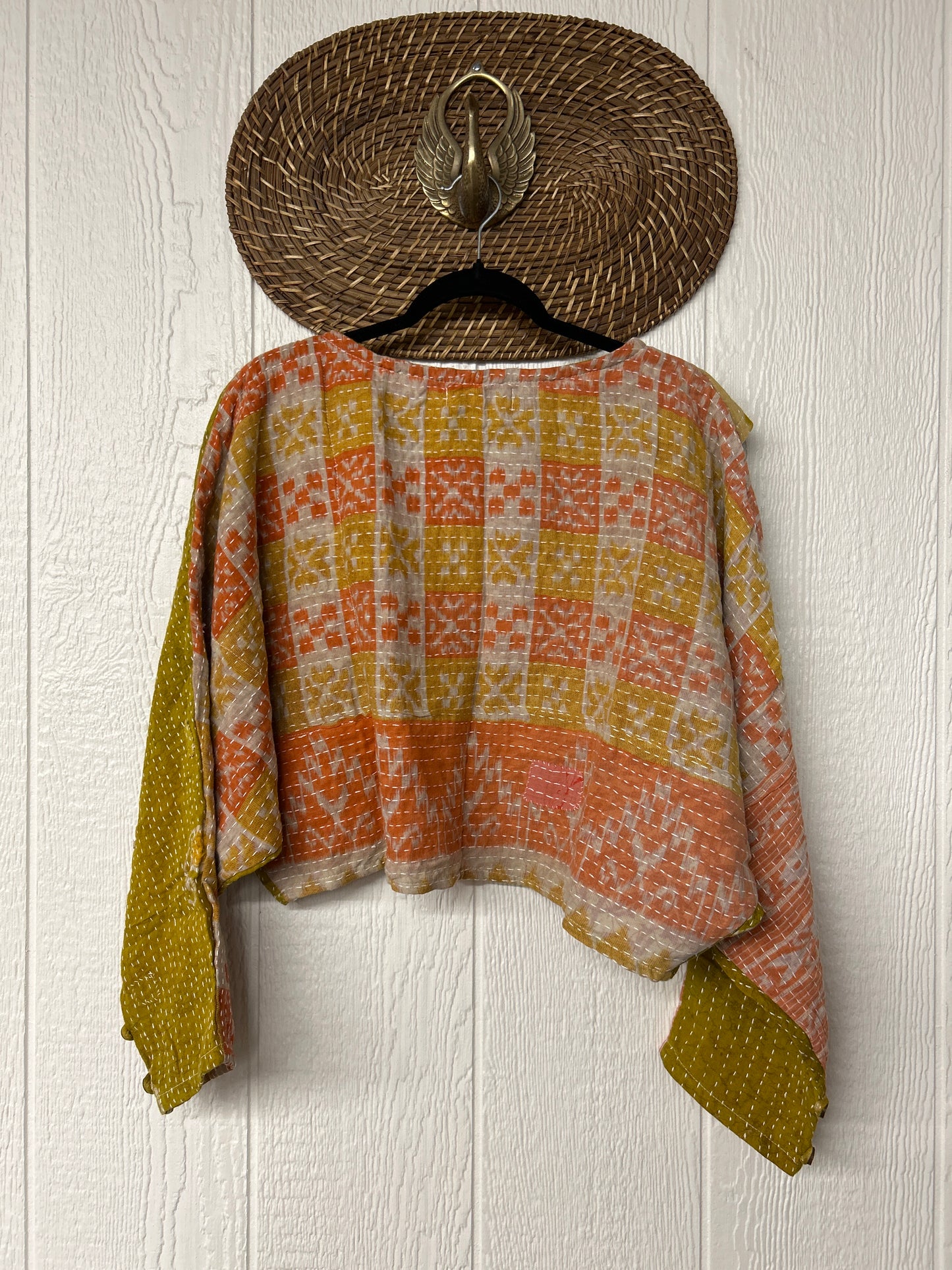 Pareo Kantha In Bloom Cropped Pullover 0326 182