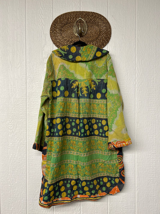 Fine Kantha Drifter Coat 1026 087