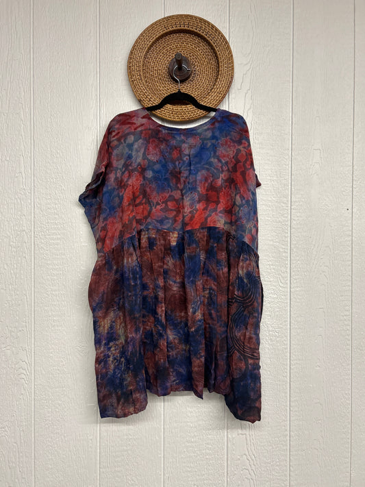 Crepe Sari Daydreamer Button Down Mini 0426 150