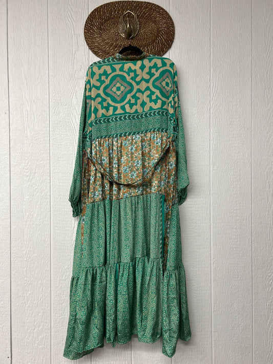 Rasgulla Sari Luminous Maxi Dress 0226 013