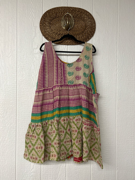 Kantha Meadow Mini Dress 0625 191