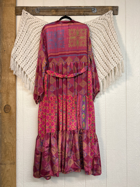 Rasgulla Sari Luminous Maxi Dress 0226 254