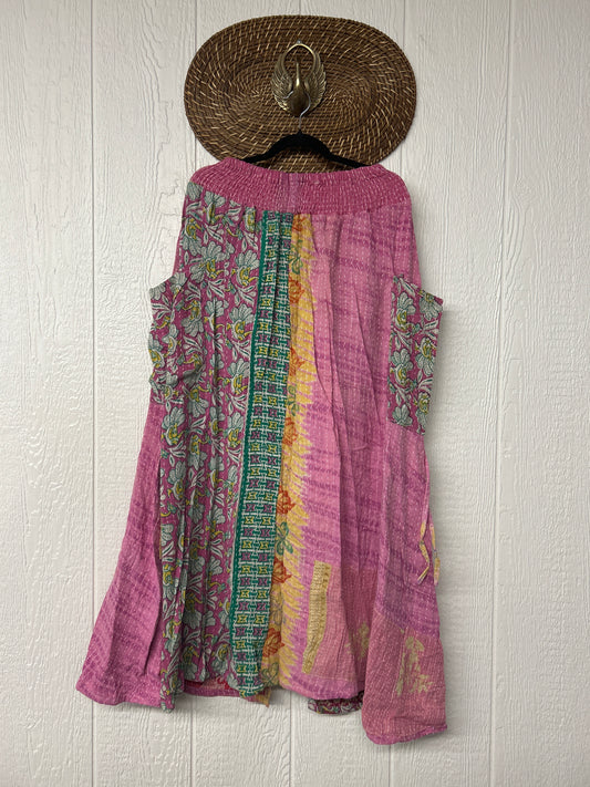 Pareo Kantha Butterfly Cargo Skirt 0426 007