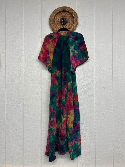 Crepe Sari Summer Woodstock Duster 0626 002