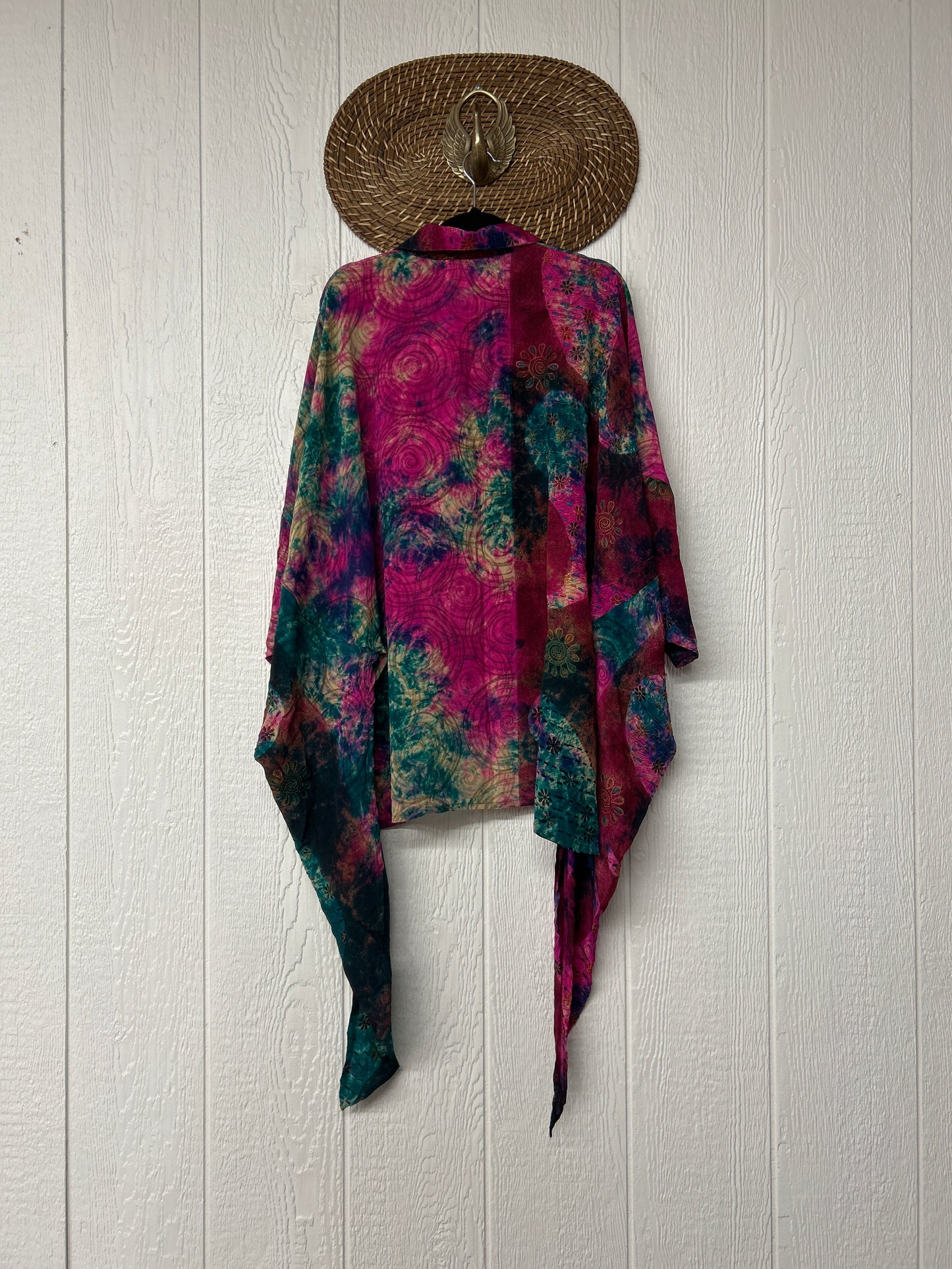 Crepe Sari Summer Nirvana Button Down 0626 068