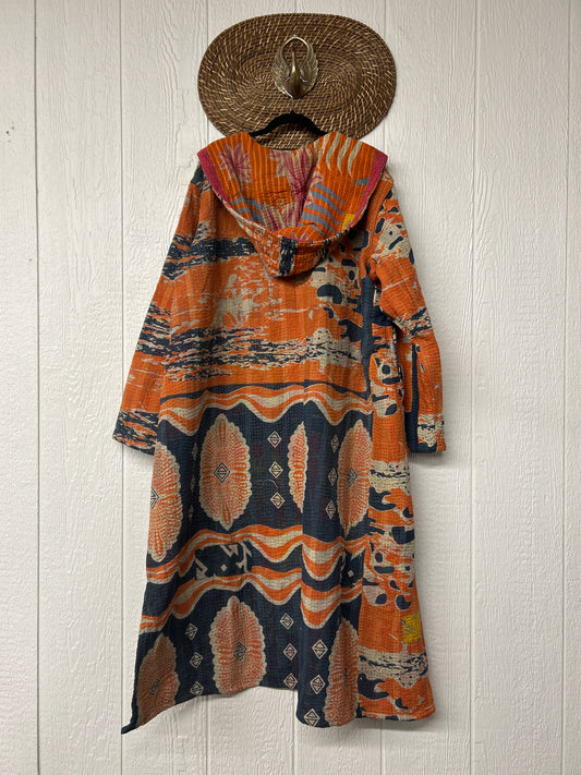 Fine Kantha Rising Sun Coat 1026 030