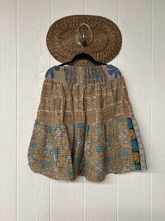 Pareo Kantha Meadow Skirt 0826 117