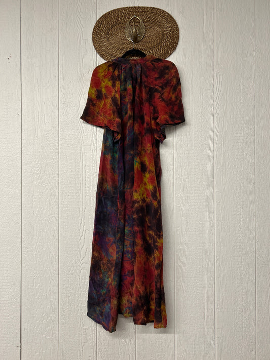 Crepe Sari Summer Woodstock Duster 0626 152