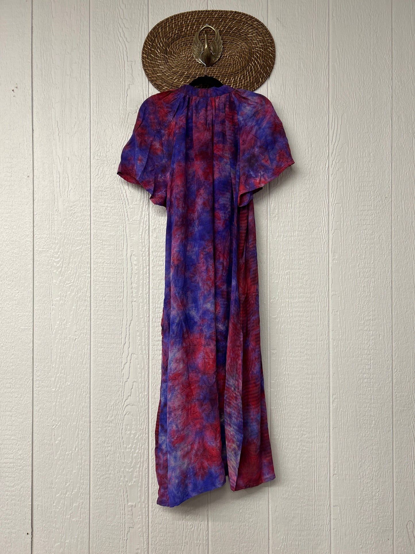 Crepe Sari Summer Woodstock Duster 0626 258