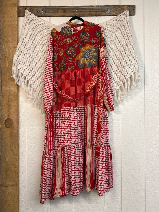 Rasgulla Sari Luminous Maxi Dress 0226 235