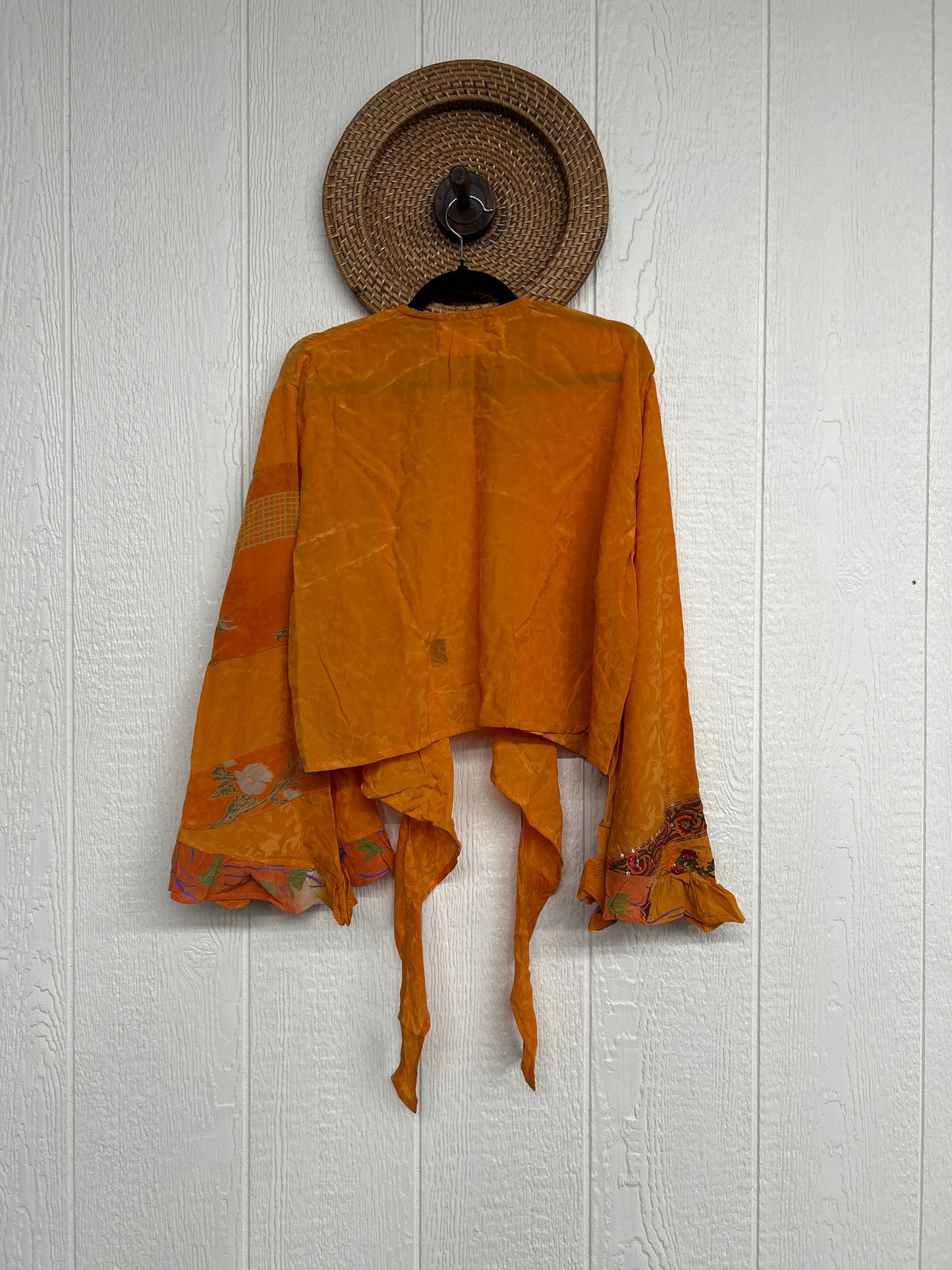 Crepe Sari Zeppelin Crop Shrug 0426 212