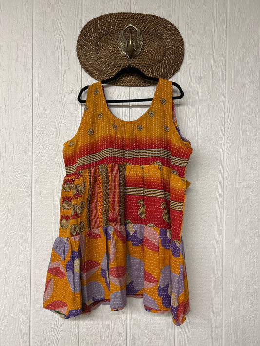 Kantha Meadow Mini Dress 0625 266