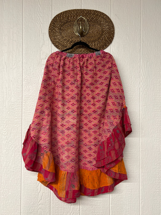 Pareo Kantha Wild Rose Skirt 0426 001