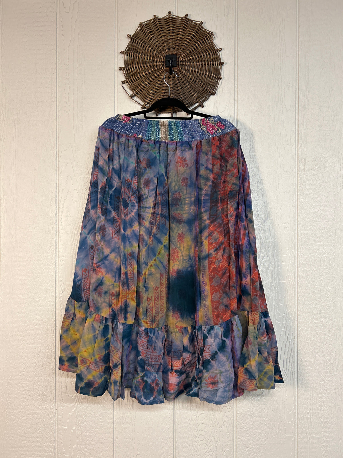 Crepe Sari Dahlia Skirt 1026 194