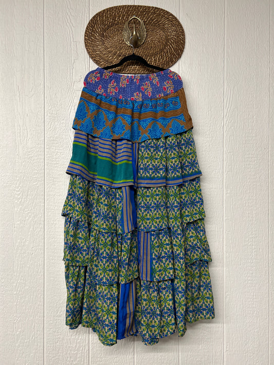 Rasgulla Sari Venus Ruffle Maxi 1125 090