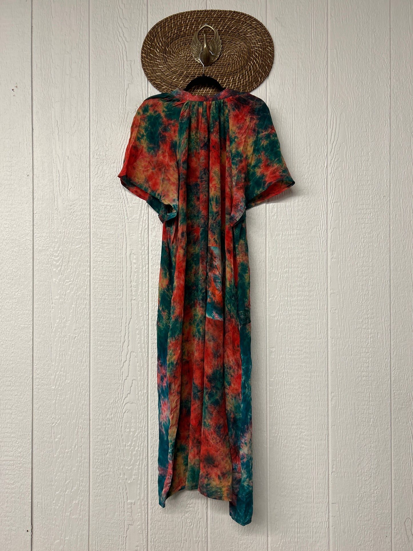 Crepe Sari Summer Woodstock Duster 0626 254
