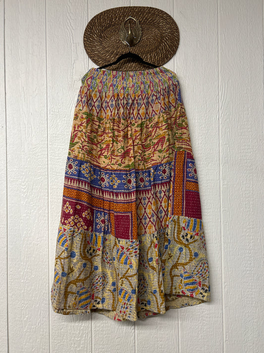 Pareo Kantha Lotus Maxi Skirt 0826 174