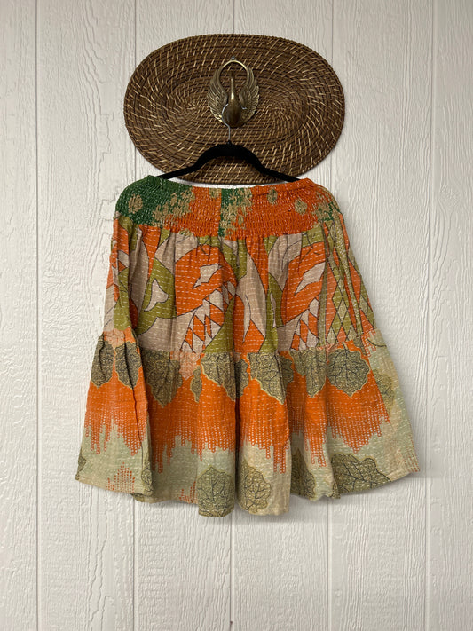 Pareo Kantha Meadow Skirt 0826 004