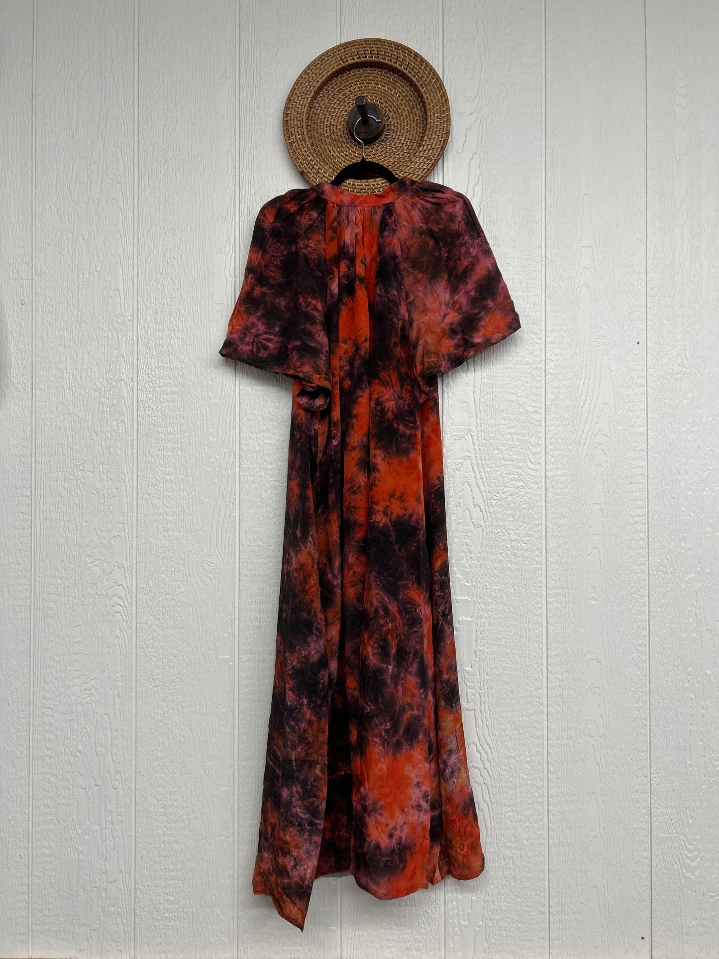 Crepe Sari Summer Woodstock Duster 0626 013