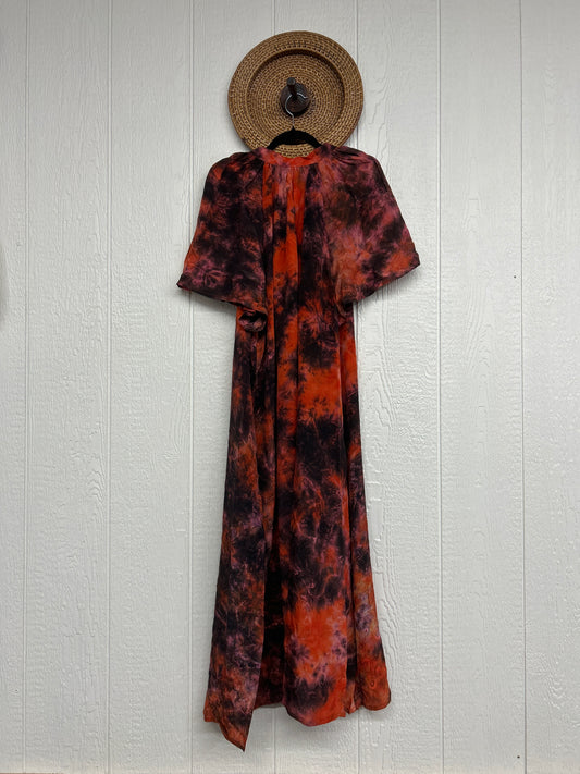 Crepe Sari Summer Woodstock Duster 0626 013