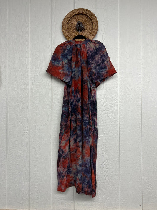 Crepe Sari Summer Woodstock Duster 0626 070