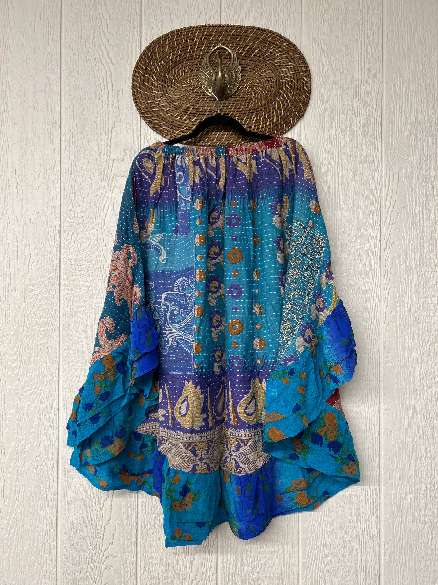 Pareo Kantha Wild Rose Skirt 0426 211