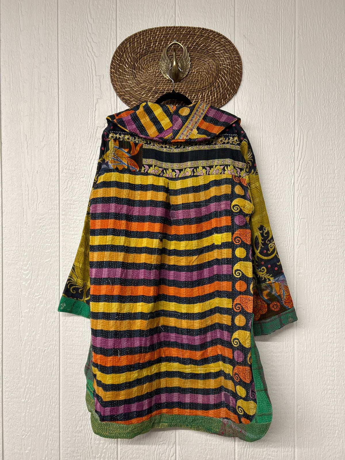 Fine Kantha Drifter Coat 1026 139